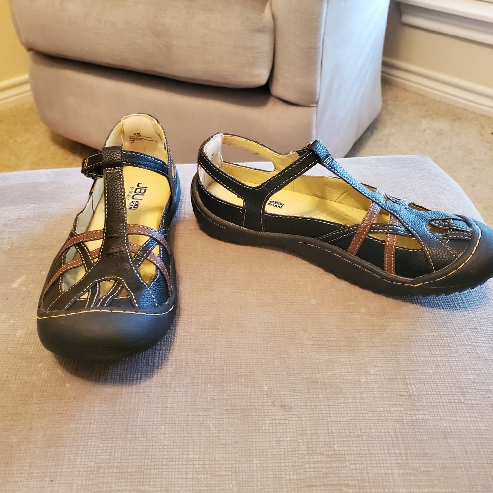 Jambu Black Mary Jane Shoes